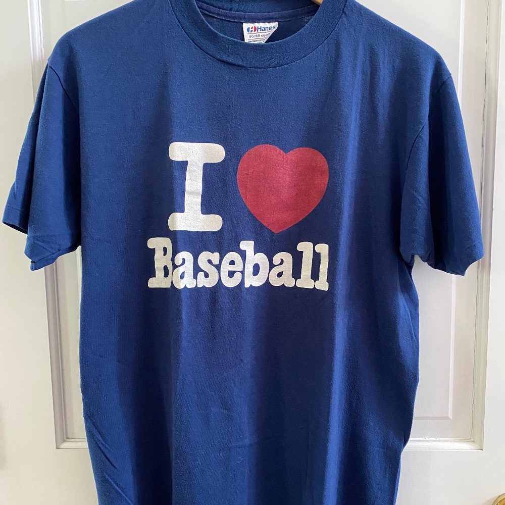 80s I ❤️ Baseball shirt